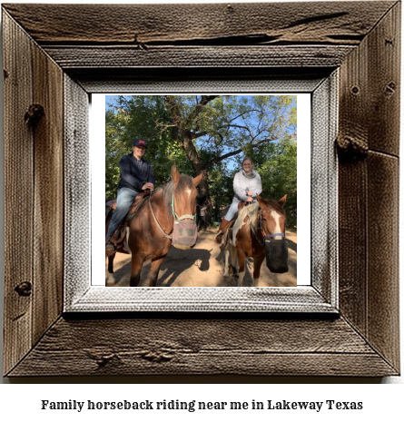 family horseback riding near me in Lakeway, Texas